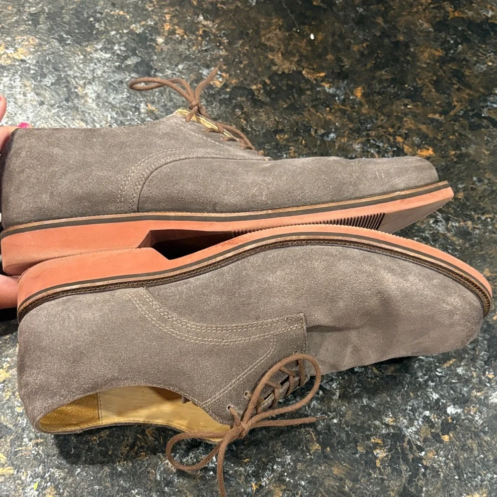 1901 Suede Leather Oxford Mens Shoes